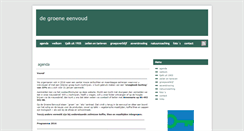 Desktop Screenshot of degroeneeenvoud.nl